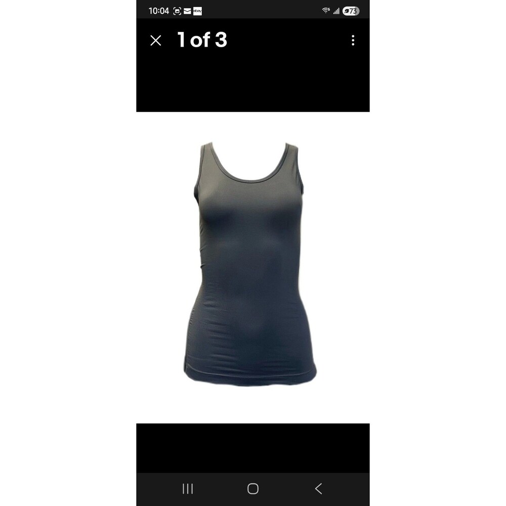 TOMMIE COPPER Women's Lower Back Support Tank Top, Grey